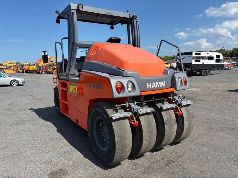 2018 HAMM GRW 280-10 10T MULTIWHEEL ROLLER WITH 100 HOURS