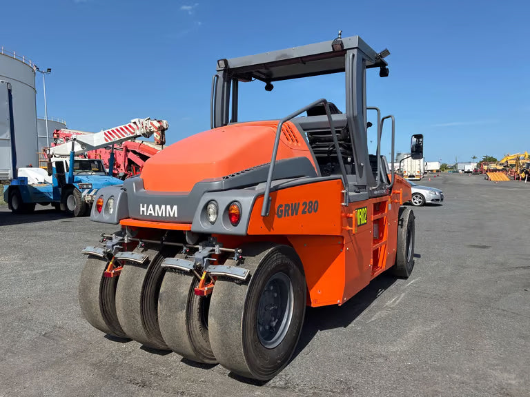 2018 HAMM GRW 280-10 10T MULTIWHEEL ROLLER WITH 100 HOURS