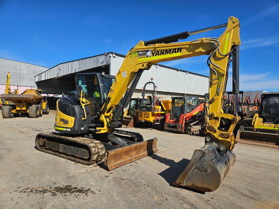 2021 YANMAR VIO80-1 EXCAVATOR (EX102) WITH FULL SPEC AND LOW 1395 HRS