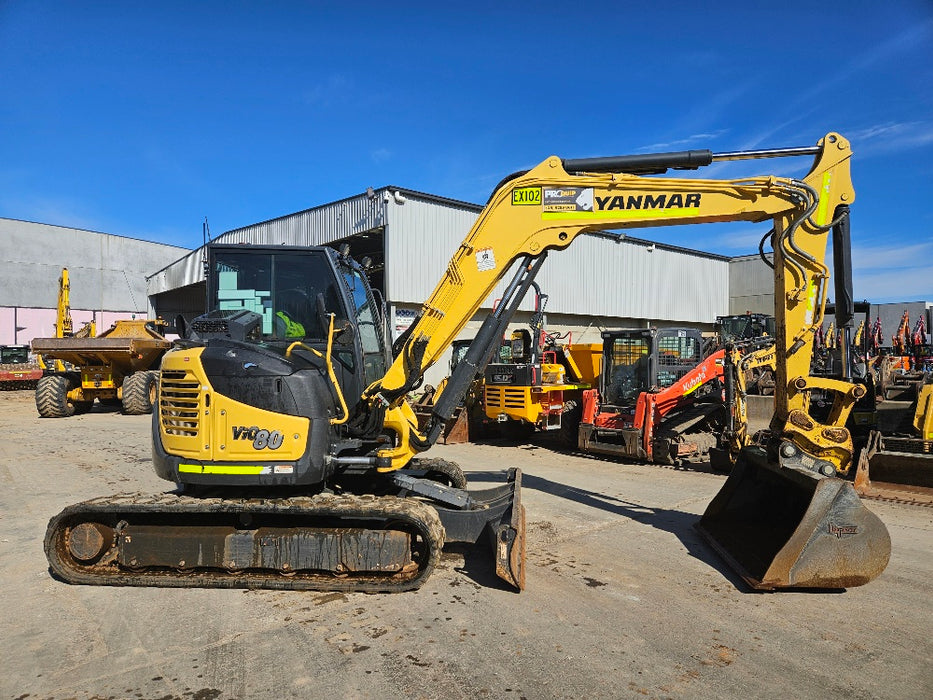 2021 YANMAR VIO80-1 EXCAVATOR (EX102) WITH FULL SPEC AND LOW 1395 HRS