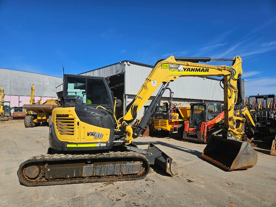 2021 YANMAR VIO80-1 EXCAVATOR (EX102) WITH FULL SPEC AND LOW 1395 HRS