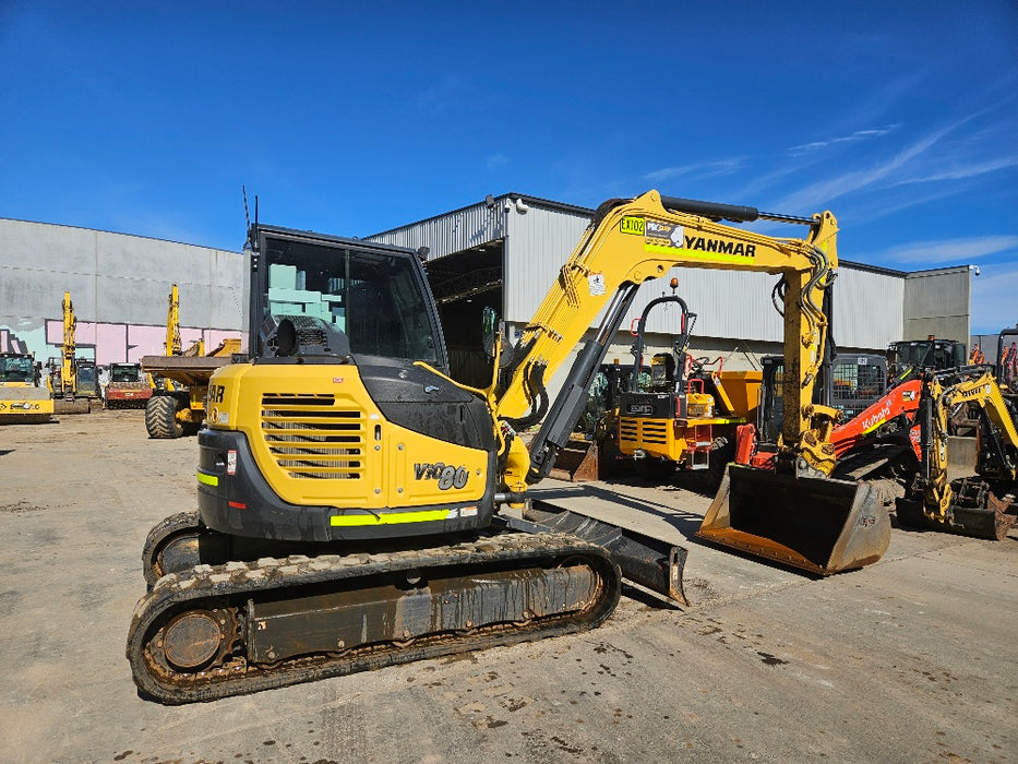 2021 YANMAR VIO80-1 EXCAVATOR (EX102) WITH FULL SPEC AND LOW 1395 HRS