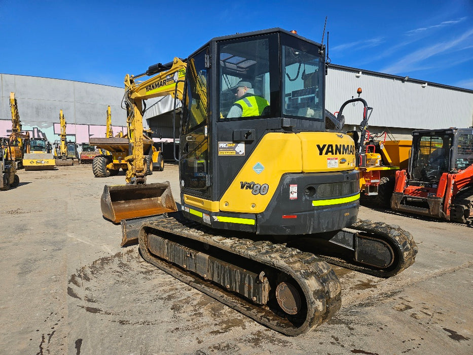 2021 YANMAR VIO80-1 EXCAVATOR (EX102) WITH FULL SPEC AND LOW 1395 HRS