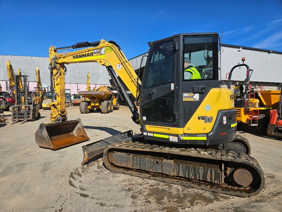 2021 YANMAR VIO80-1 EXCAVATOR (EX102) WITH FULL SPEC AND LOW 1395 HRS