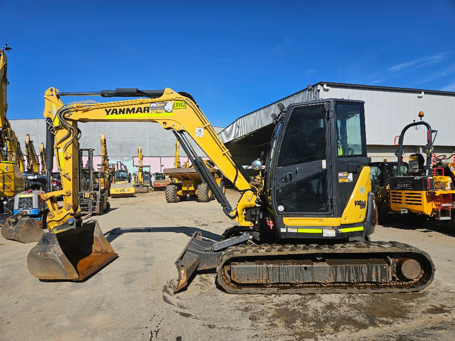 2021 YANMAR VIO80-1 EXCAVATOR (EX102) WITH FULL SPEC AND LOW 1395 HRS