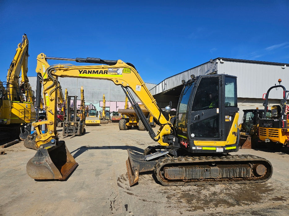 2021 YANMAR VIO80-1 EXCAVATOR (EX102) WITH FULL SPEC AND LOW 1395 HRS