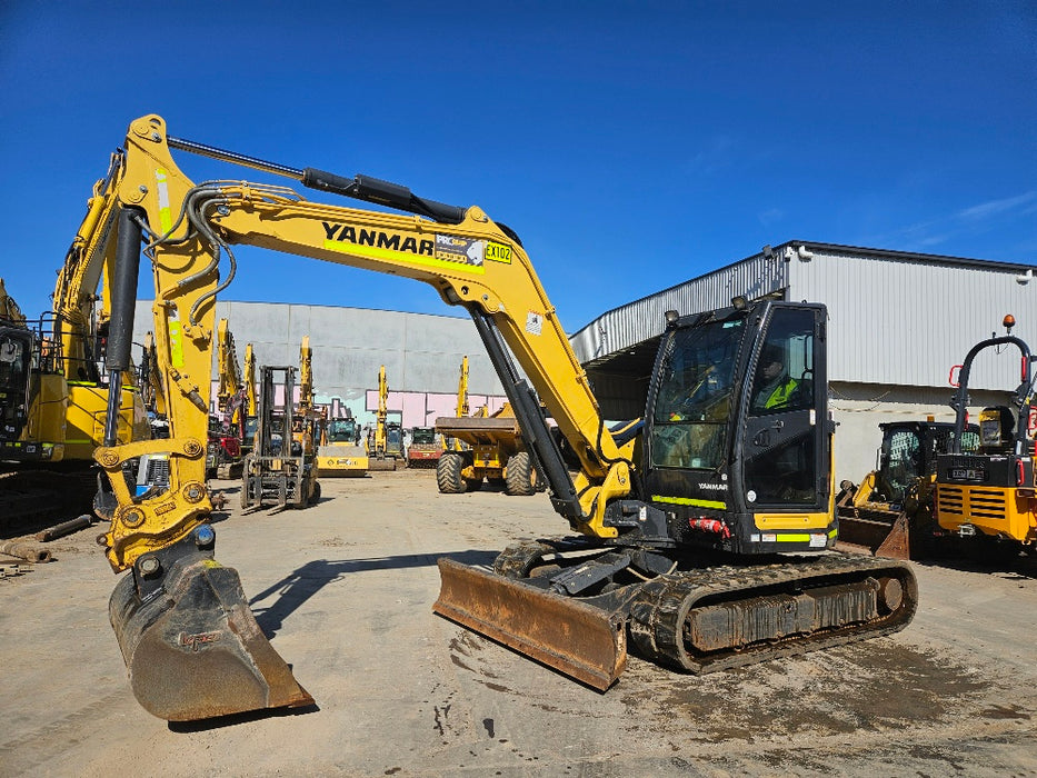 2021 YANMAR VIO80-1 EXCAVATOR (EX102) WITH FULL SPEC AND LOW 1395 HRS