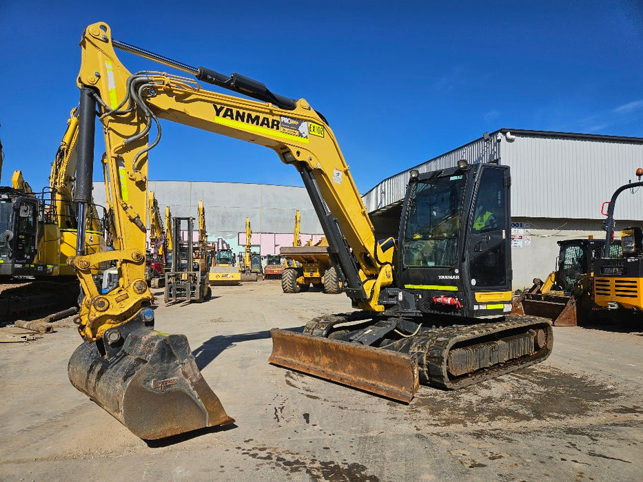 2021 YANMAR VIO80-1 EXCAVATOR (EX102) WITH FULL SPEC AND LOW 1395 HRS