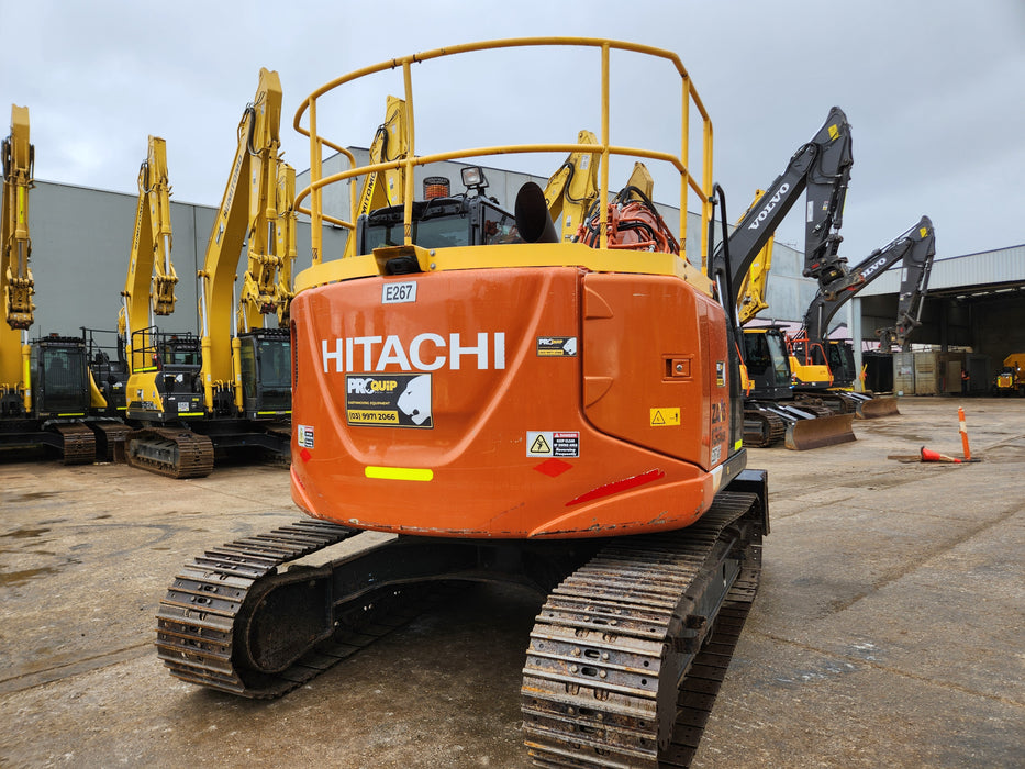 2020 HITACHI ZX135US-5 15T EXCAVATOR (E267) WITH 2865HRS, HITCH & BUCKETS