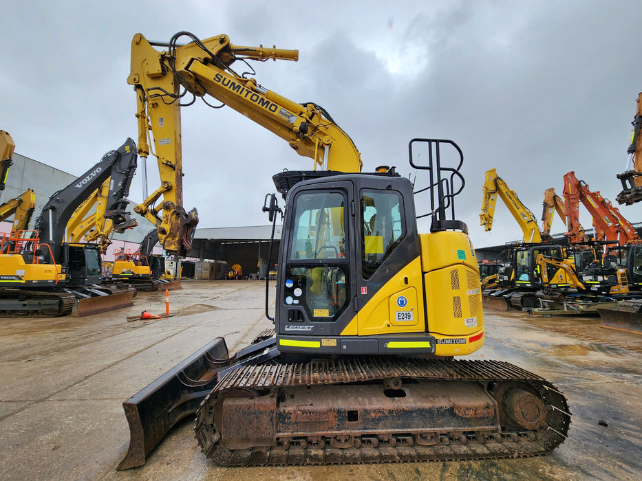 2019 SUMITOMO SH145XU-6 15T OFFSET BOOM EXCAVATOR (E249) WITH 3365 HRS