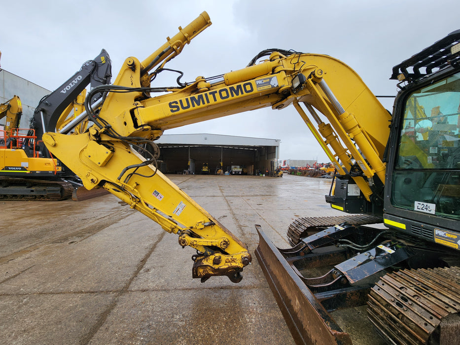 2019 SUMITOMO SH145XU-6 15T OFFSET BOOM EXCAVATOR (E249) WITH 3365 HRS