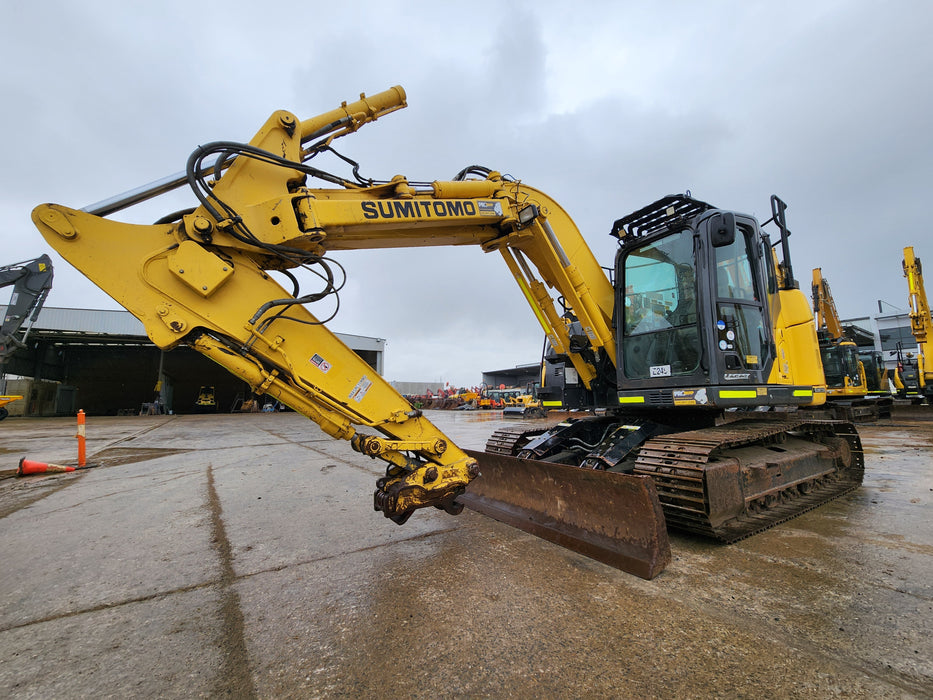 2019 SUMITOMO SH145XU-6 15T OFFSET BOOM EXCAVATOR (E249) WITH 3365 HRS