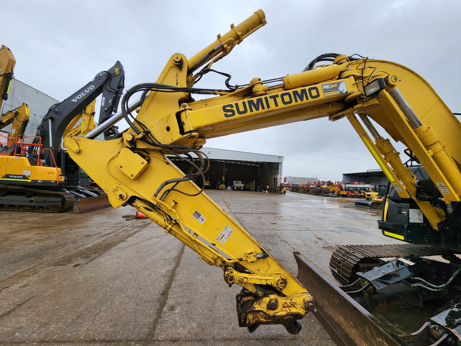 2019 SUMITOMO SH145XU-6 15T OFFSET BOOM EXCAVATOR (E249) WITH 3365 HRS