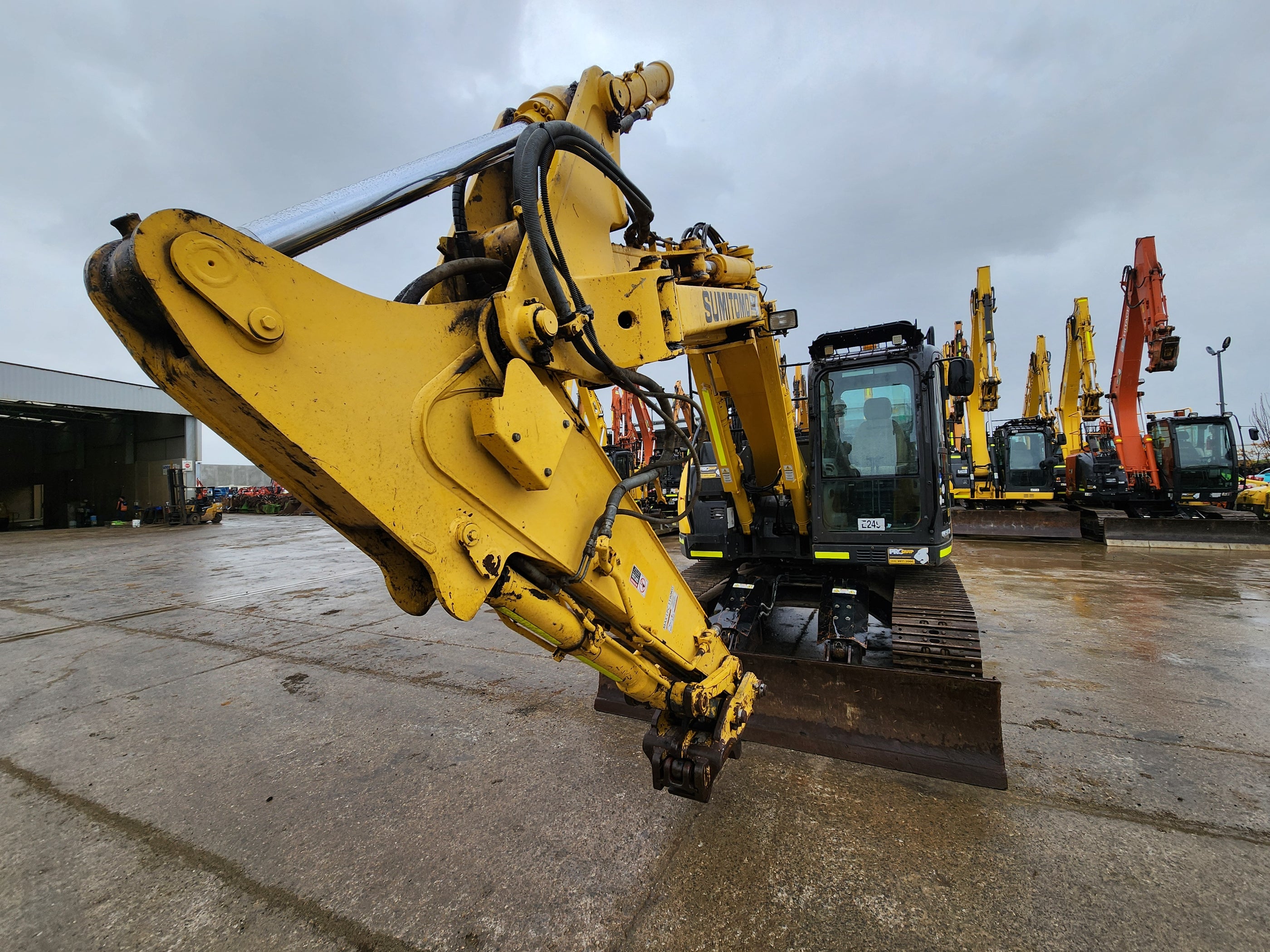 2019 SUMITOMO SH145XU-6 15T OFFSET BOOM EXCAVATOR (E249) WITH 3365 HRS ...