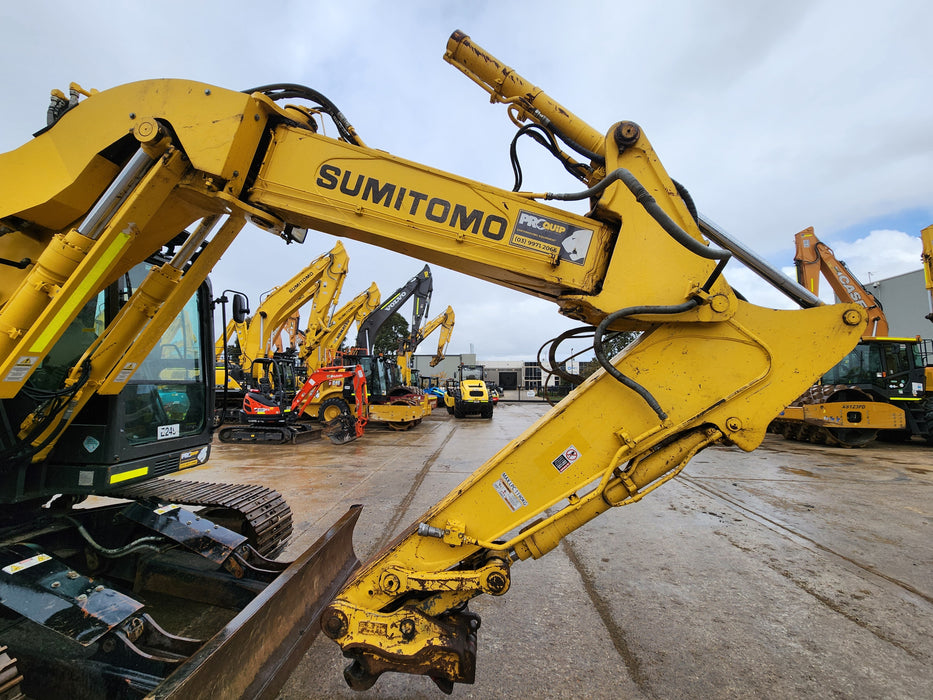 2019 SUMITOMO SH145XU-6 15T OFFSET BOOM EXCAVATOR (E249) WITH 3365 HRS