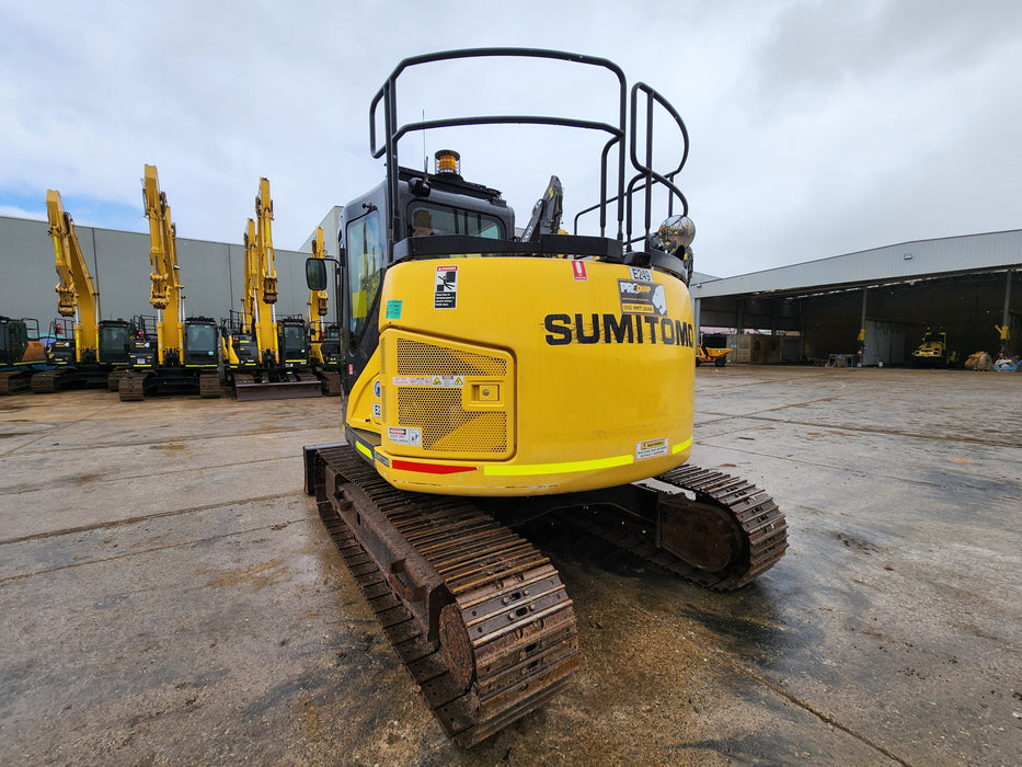 2019 SUMITOMO SH145XU-6 15T OFFSET BOOM EXCAVATOR (E249) WITH 3365 HRS