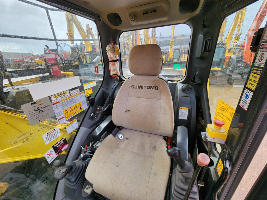 2019 SUMITOMO SH145XU-6 15T OFFSET BOOM EXCAVATOR (E249) WITH 3365 HRS