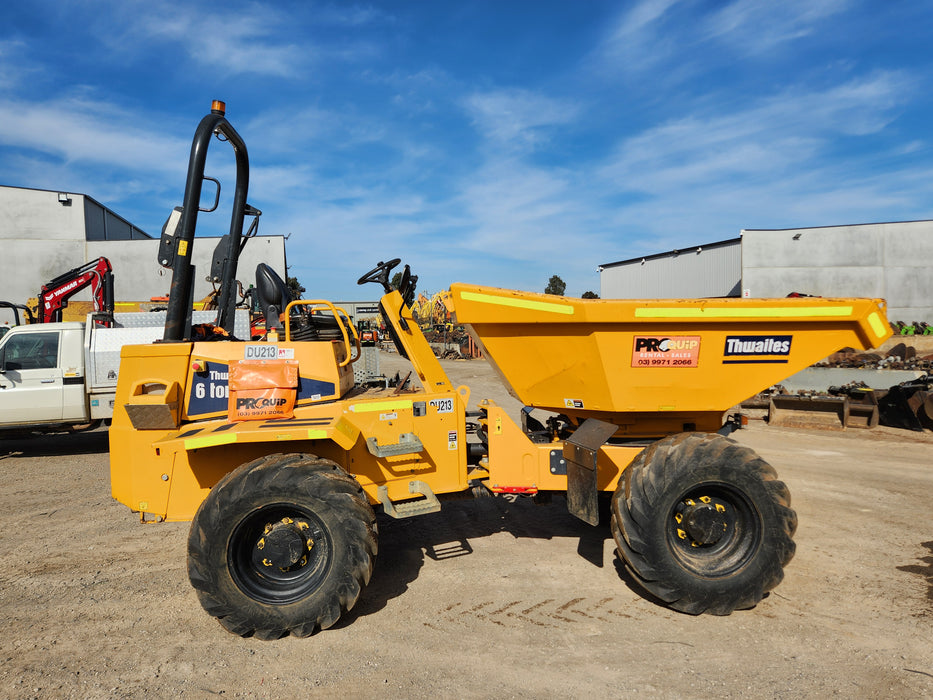 THWAITES 2021 6T ARTICULATED SWIVEL SITE DUMPER (DU213) WITH 865 HRS