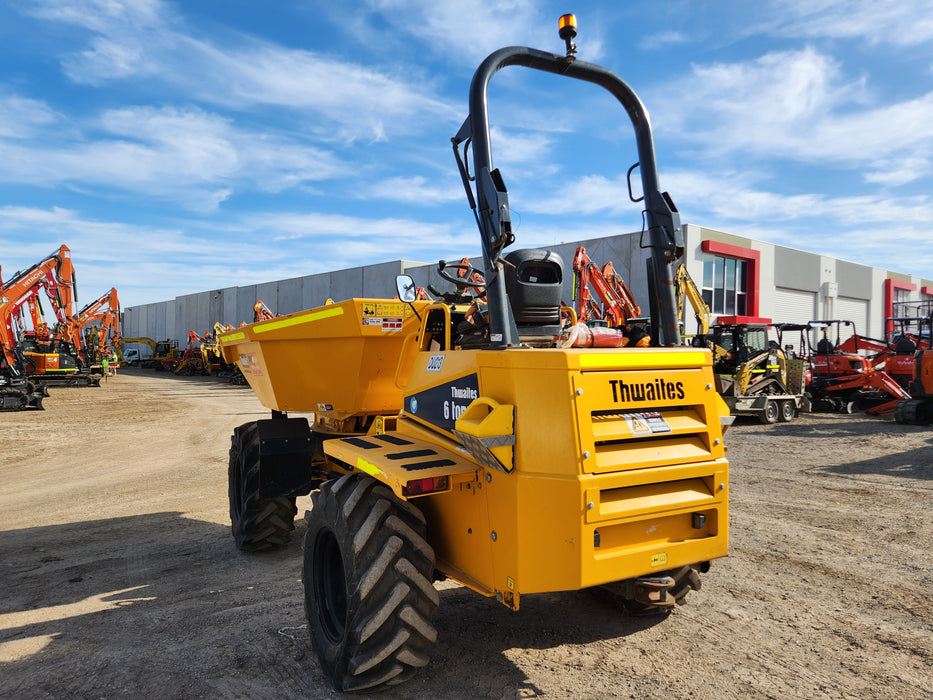 THWAITES 2021 6T ARTICULATED SWIVEL SITE DUMPER (DU213) WITH 865 HRS