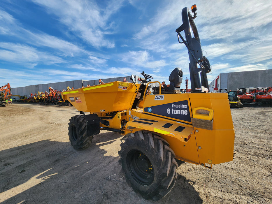 THWAITES 2021 6T ARTICULATED SWIVEL SITE DUMPER (DU213) WITH 865 HRS