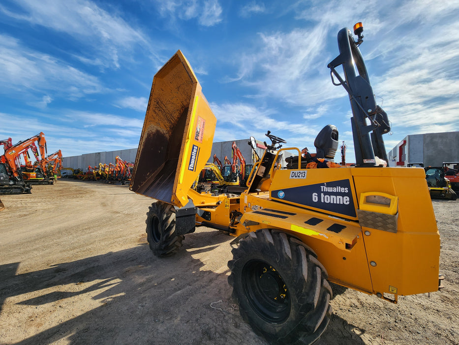 THWAITES 2021 6T ARTICULATED SWIVEL SITE DUMPER (DU213) WITH 865 HRS