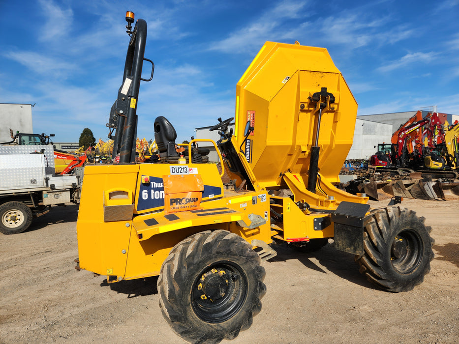 THWAITES 2021 6T ARTICULATED SWIVEL SITE DUMPER (DU213) WITH 865 HRS