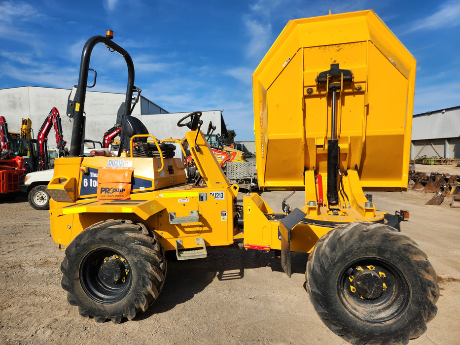 THWAITES 2021 6T ARTICULATED SWIVEL SITE DUMPER (DU213) WITH 865 HRS