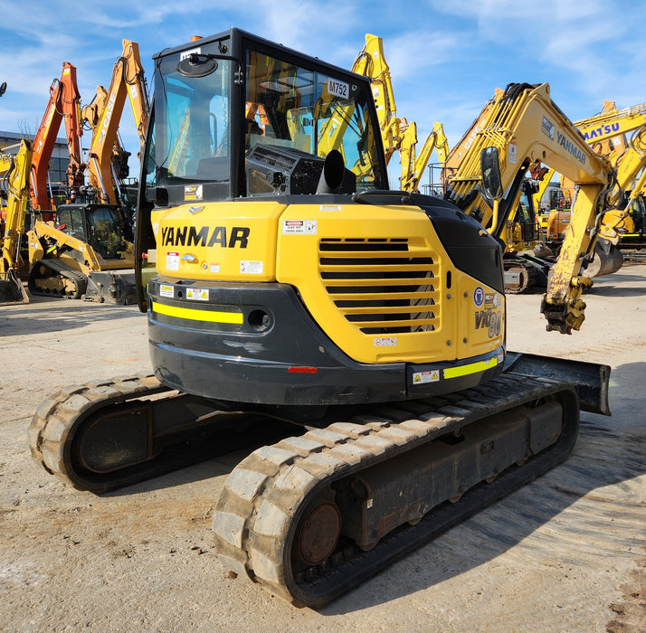 2021 YANMAR VIO80-1 8.2T EXCAVATOR (M752) WITH RUBBER TRACKS AND 1610 HRS