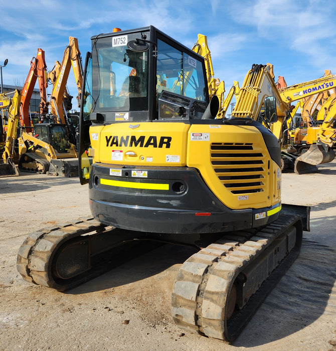 2021 YANMAR VIO80-1 8.2T EXCAVATOR (M752) WITH RUBBER TRACKS AND 1610 HRS