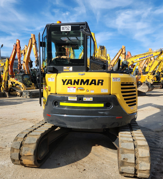 2021 YANMAR VIO80-1 8.2T EXCAVATOR (M752) WITH RUBBER TRACKS AND 1610 HRS