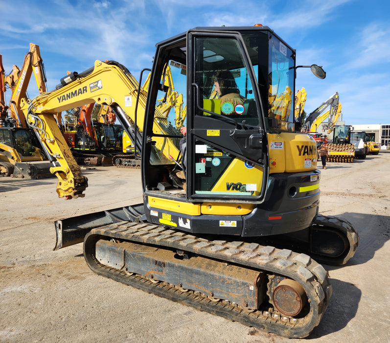 2021 YANMAR VIO80-1 8.2T EXCAVATOR (M752) WITH RUBBER TRACKS AND 1610 HRS