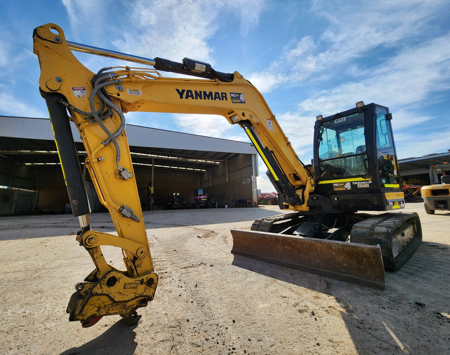 2021 YANMAR VIO80-1 8.2T EXCAVATOR (M752) WITH RUBBER TRACKS AND 1610 HRS