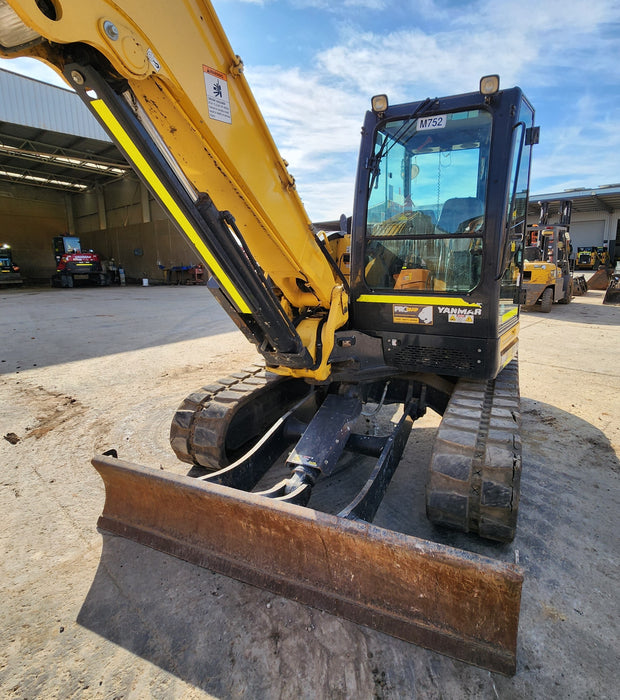 2021 YANMAR VIO80-1 8.2T EXCAVATOR (M752) WITH RUBBER TRACKS AND 1610 HRS