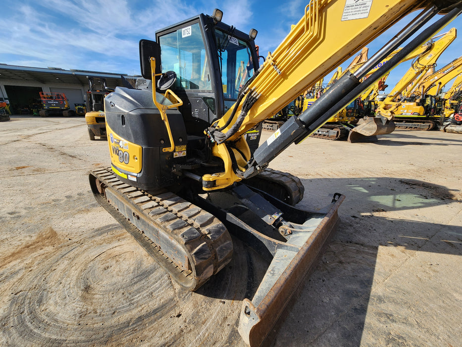 2021 YANMAR VIO80-1 8.2T EXCAVATOR (M752) WITH RUBBER TRACKS AND 1610 HRS