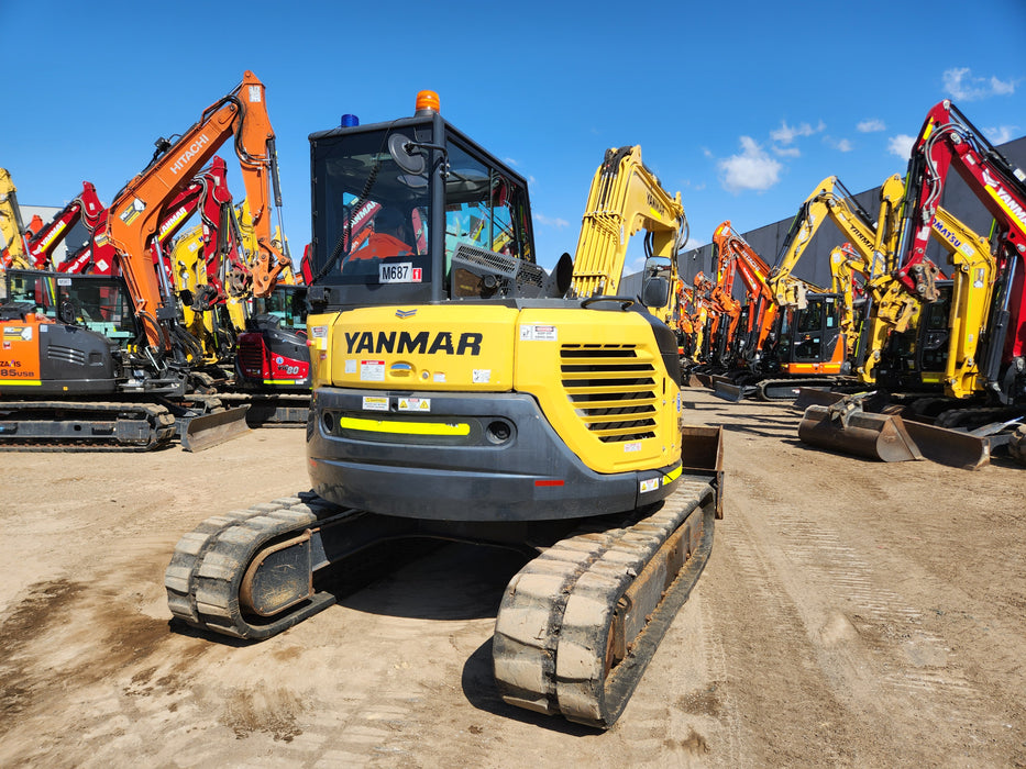 2021 YANMAR VIO80 8T EXCAVATOR (M687) WITH TILT HITCH AND 1710 HRS