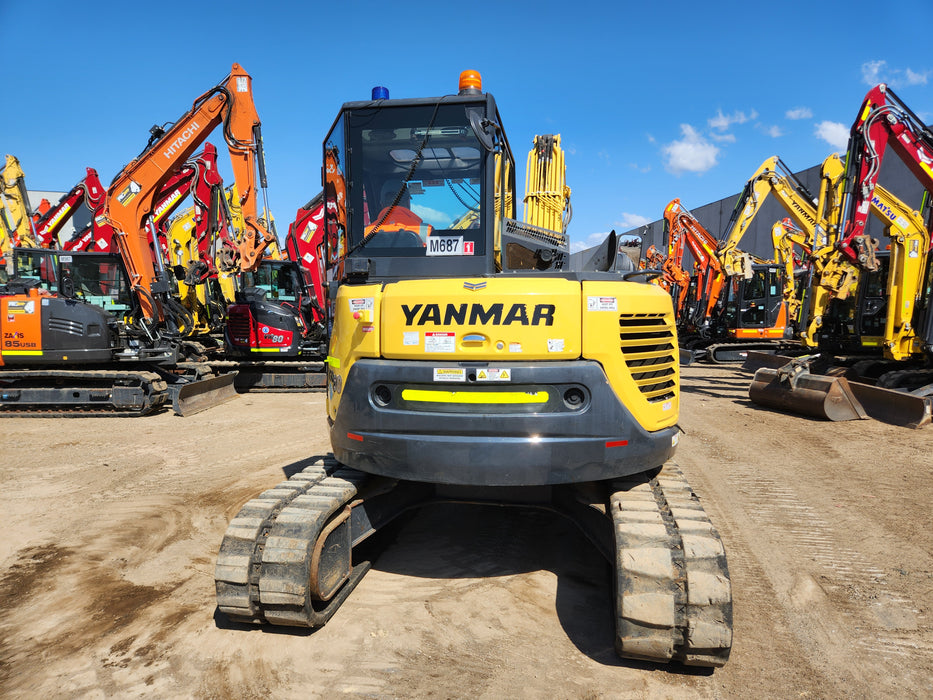 2021 YANMAR VIO80 8T EXCAVATOR (M687) WITH TILT HITCH AND 1710 HRS