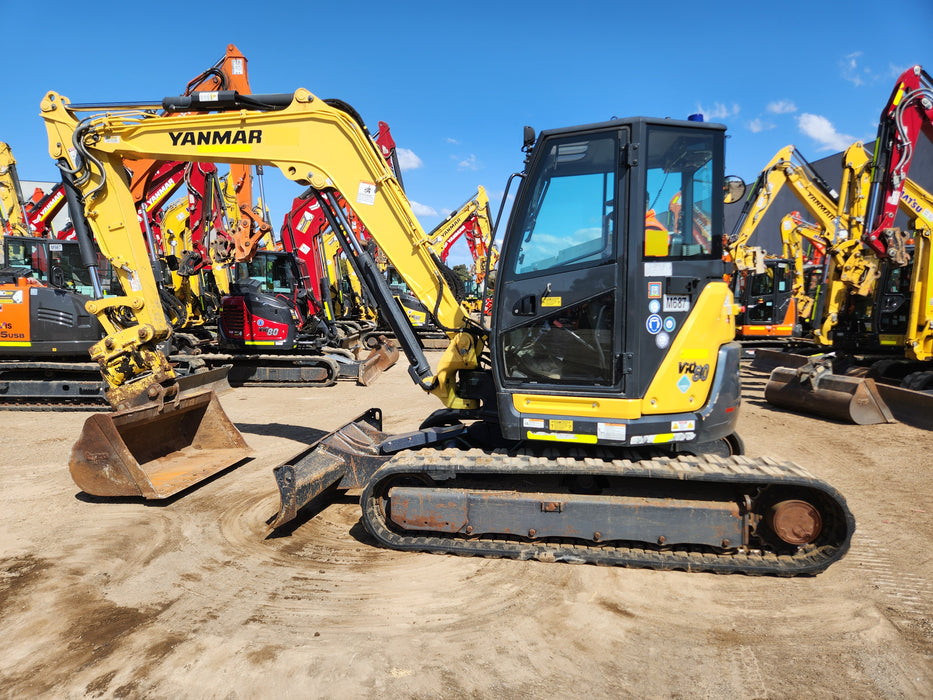 2021 YANMAR VIO80 8T EXCAVATOR (M687) WITH TILT HITCH AND 1710 HRS