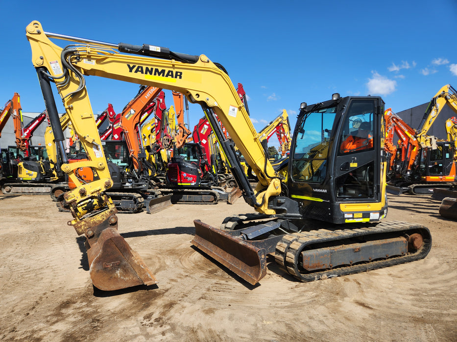 2021 YANMAR VIO80 8T EXCAVATOR (M687) WITH TILT HITCH AND 1710 HRS