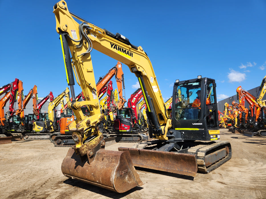 2021 YANMAR VIO80 8T EXCAVATOR (M687) WITH TILT HITCH AND 1710 HRS