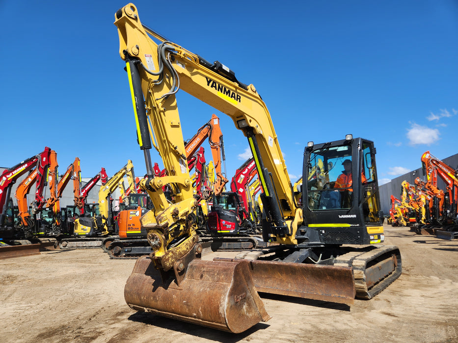 2021 YANMAR VIO80 8T EXCAVATOR (M687) WITH TILT HITCH AND 1710 HRS