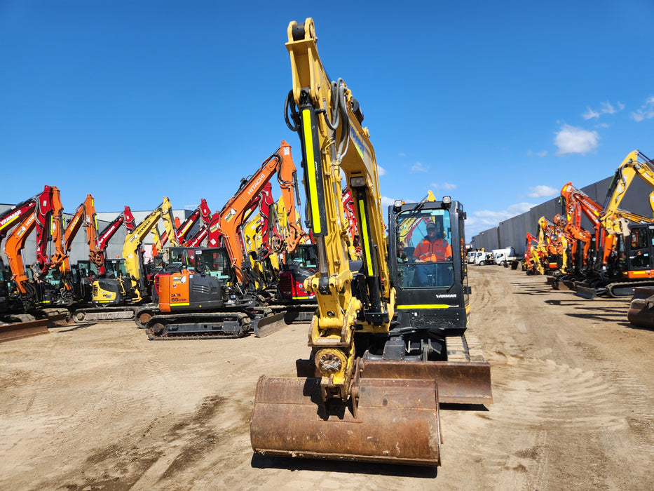 2021 YANMAR VIO80 8T EXCAVATOR (M687) WITH TILT HITCH AND 1710 HRS