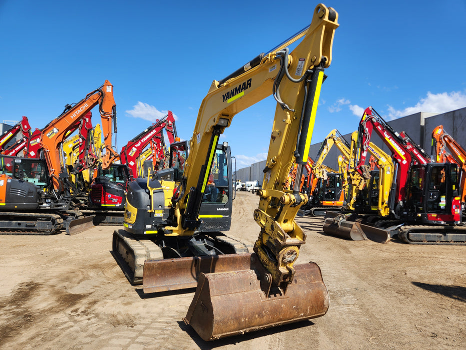 2021 YANMAR VIO80 8T EXCAVATOR (M687) WITH TILT HITCH AND 1710 HRS