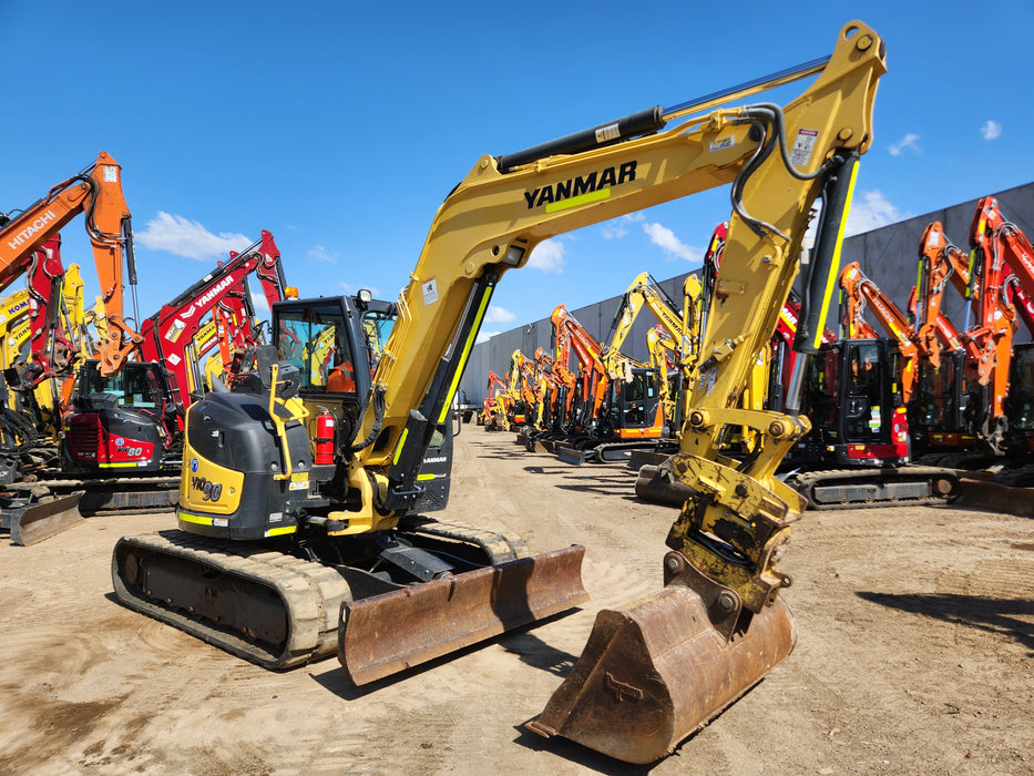 2021 YANMAR VIO80 8T EXCAVATOR (M687) WITH TILT HITCH AND 1710 HRS