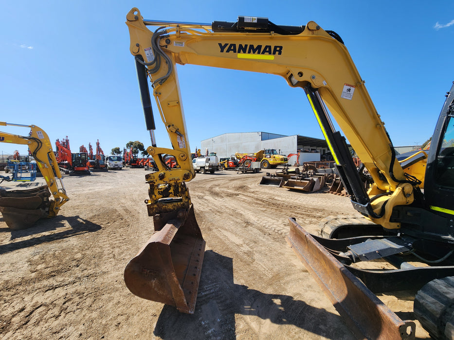 2021 YANMAR VIO80 8T EXCAVATOR (M687) WITH TILT HITCH AND 1710 HRS