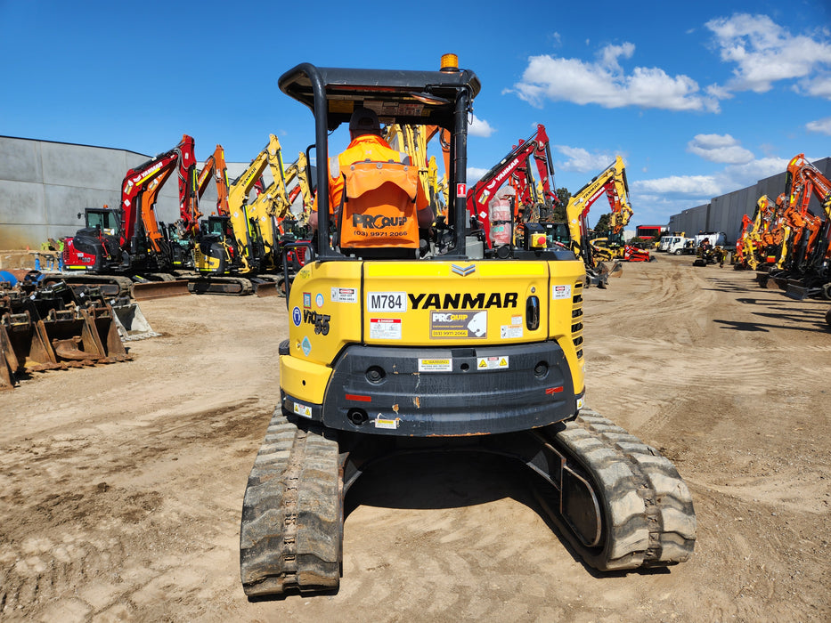 2021 YANMAR VIO55-6 5.5T EXCAVATOR (M784) WITH LOW 745 HOURS