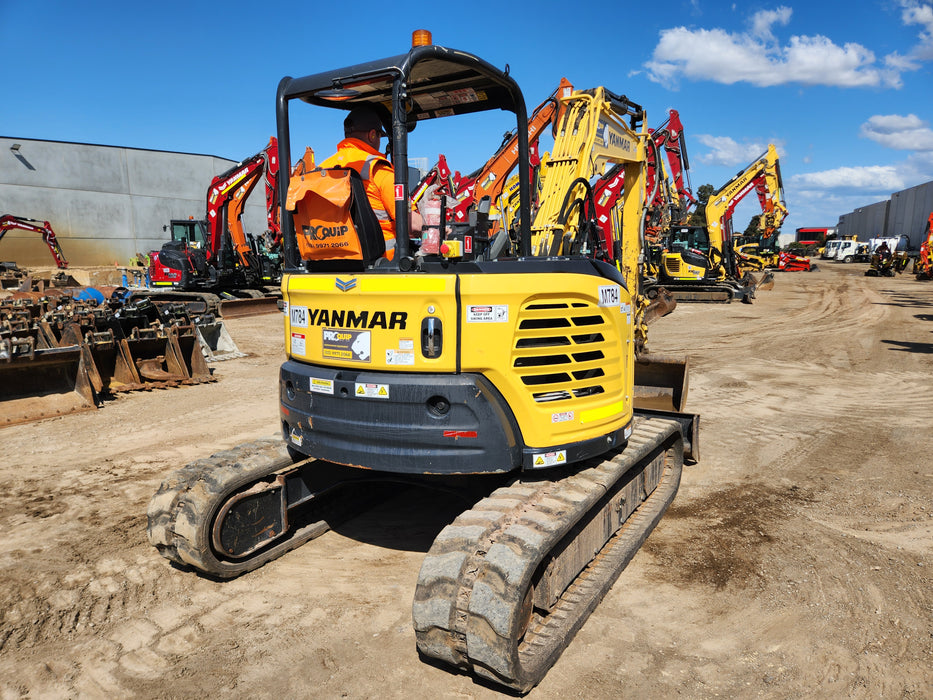 2021 YANMAR VIO55-6 5.5T EXCAVATOR (M784) WITH LOW 745 HOURS