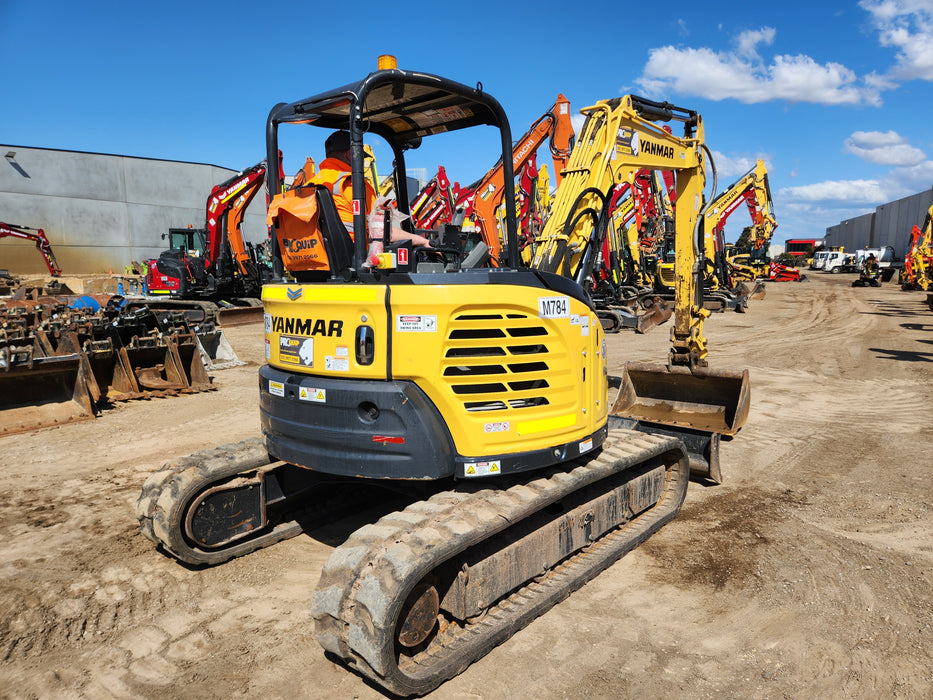 2021 YANMAR VIO55-6 5.5T EXCAVATOR (M784) WITH LOW 745 HOURS