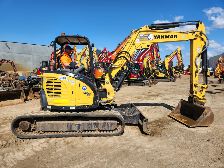 2021 YANMAR VIO55-6 5.5T EXCAVATOR (M784) WITH LOW 745 HOURS