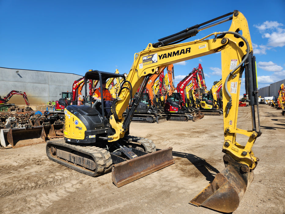 2021 YANMAR VIO55-6 5.5T EXCAVATOR (M784) WITH LOW 745 HOURS