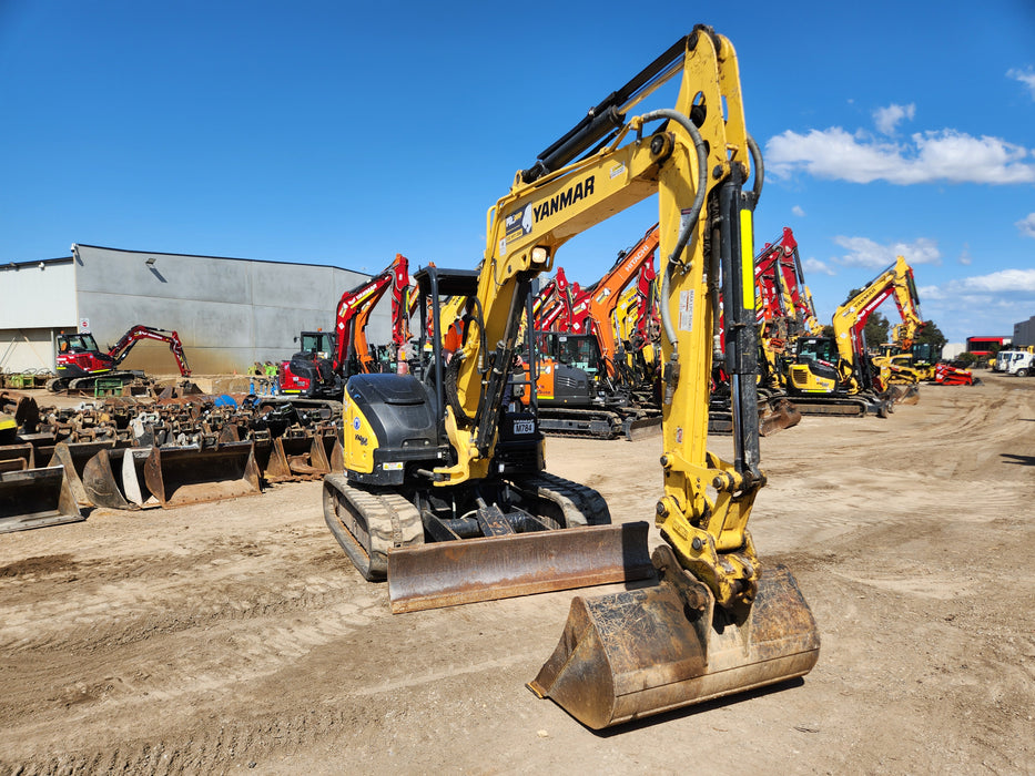 2021 YANMAR VIO55-6 5.5T EXCAVATOR (M784) WITH LOW 745 HOURS